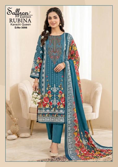 Saffron rubina vol-3 dress materials wholesale whats up numbers